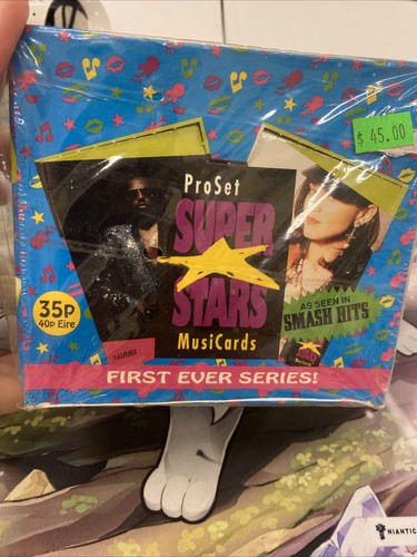 1991 Pro Set Super Stars Musicards (U.K. Edition) (Sealed Wax Box) 150 Cards - Picture 5 of 5