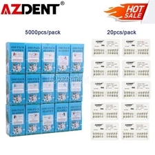 AZDental Orthodontic Brackets Braces Roth.022 Hooks 3 4 5/Elastics Rubber Bands