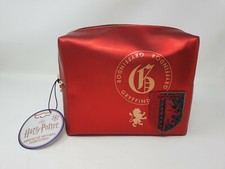 Harry Potter Gryffindor Cosmetic Wash Bag In Red New Tagged