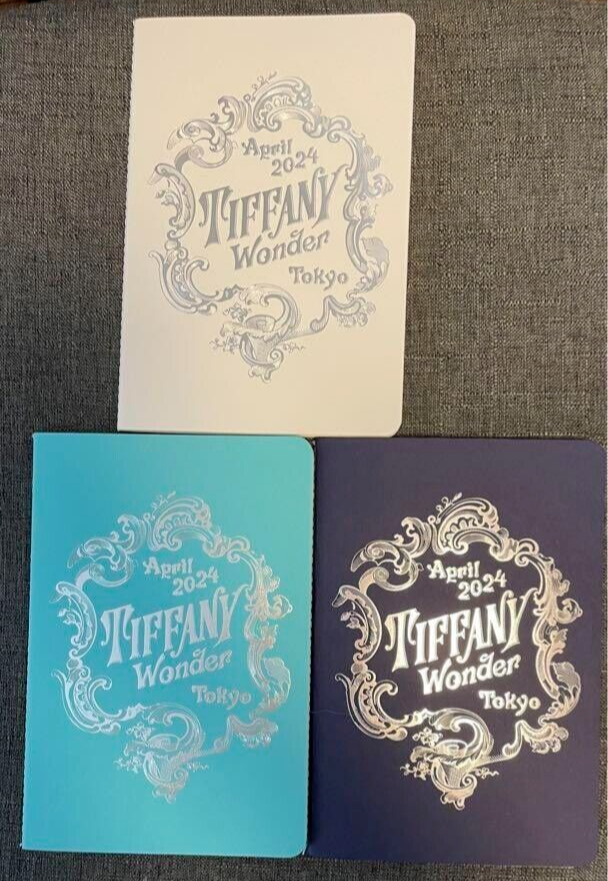 Tiffany Wonder Tokyo April 2024 ノート3部セット