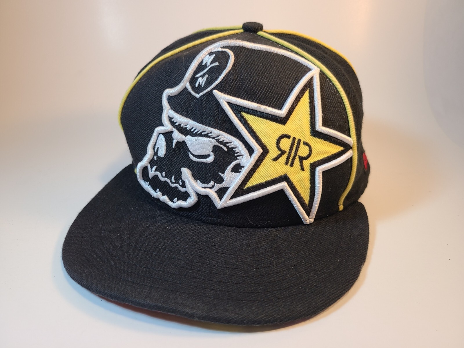 2009 Rockstar Energy Drink Metal Mulisha 7 1/8 Fitted… Gem