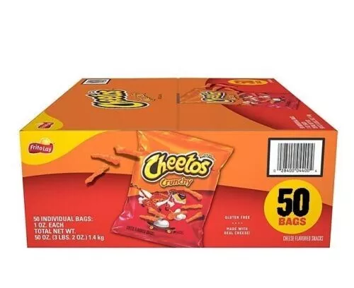 Cheetos Crunchy Cheese Flavored Snacks, 1 Ounce (Pack of 40) 40ct Crunchy 