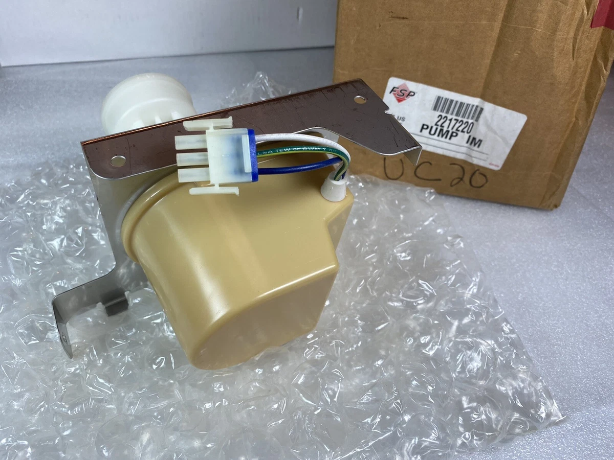 2217220, WP221722 New Genuine OEM Whirlpool Icemaker Recirculation 