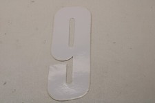 OLD MID SCHOOL BMX NUMBER PLATE STICKER DECAL - 6" - STOCK B - 21