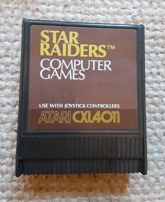 Star Raiders Atari CXL4011 Cartridge For Atari 8-bit 400 800/XL/XE Vintage