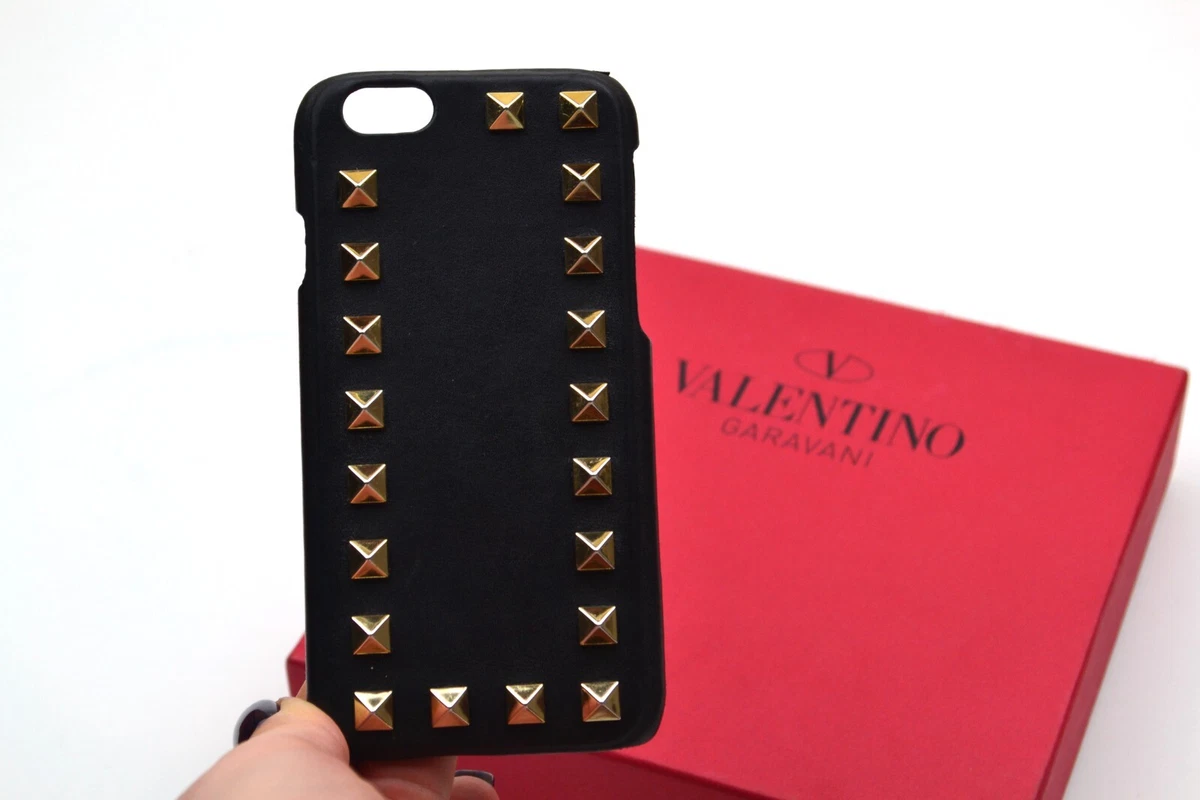 VALENTINO Leather Case Black Studs fits iphone 7 eBay