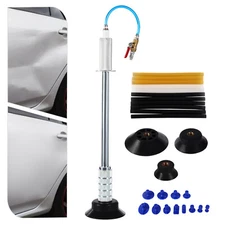 Air Pneumatic Dent Puller Car Auto Body Repair Suction Cup Tools w/ Slide Hammer