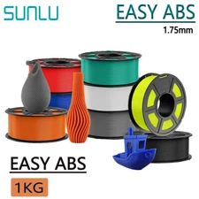 SUNLU Easy ABS 1KG 3D Printer Filament ABS 1.75mm,Lower Temperatures (225-235℃)