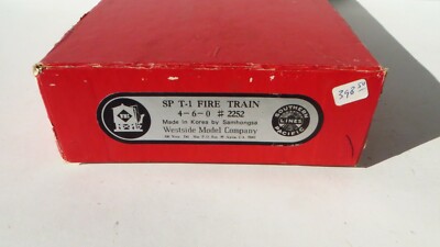 WESTSIDE MODEL CO HO BRASS SP T-1 FIRE TRAIN 2252 4-6-0