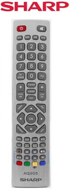 Original Sharp Aquos Silber SHW/RMC/0105 Fernbedienung für LC-32DI3221KW