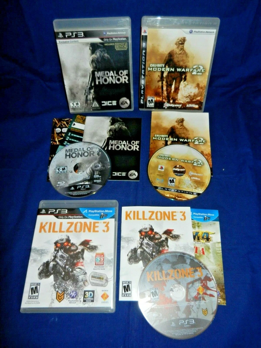 Killzone 3 (Complete) + Battlefield 4 (No Manual) PS3 Game Lot