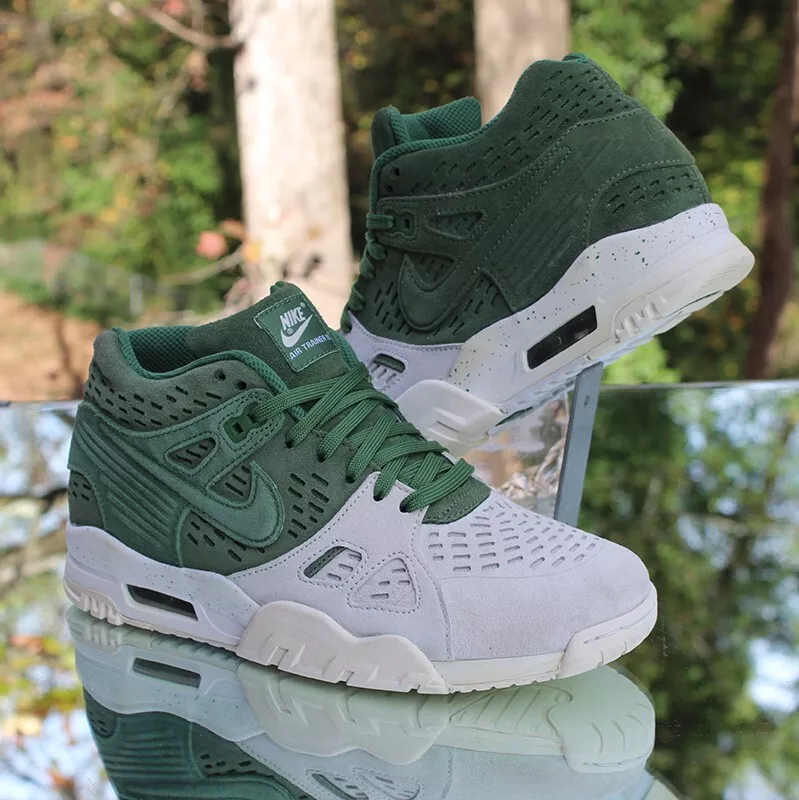 Nike Air Trainer III 3 LE Treeline Mens Size 8 Green White Bo