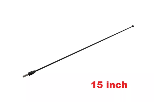 15" inch Black Stainless Antenna Mast Power Radio AM/FM for Honda FIT 2007-2020 - Picture 2 of 14