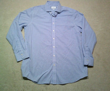 Charles Tyrwhitt Dress Shirt Mens 17 35 Blue Check Non Iron