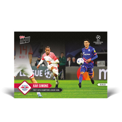 Topps Now UCL 23/24 - Card 048 - Xavi Simons - RB Leipzig