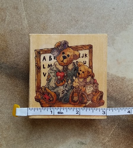 Uptown Rubber Stamp Boyd's Bear Collection - Mrs. Bruin & Bailey H21128 - Picture 5 of 8