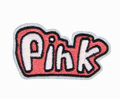 pink Comic Caption Cartoon Pop Art Patch Sew Iron On Embroidered 3499