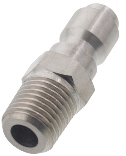 (25) 1/4" MPT Male Stainless Steel Plug Quick Connect Coupler Pressure Washer - Picture 2 of 2