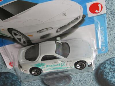 Hot Wheels H4J 170 1995 MAZDA RX-7 white project U 2024 170/250 J