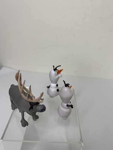 Disney Frozen Olaf Snowman Sven Characters Loose Figures Lot of 3 - Picture 4 of 6
