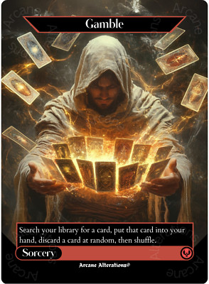 Gamble - Full Art Altered Art Custom Proxy Cards
