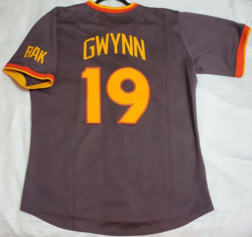 AUTHENTIC MAJESTIC LARGE TONY GWYNN SAN DIEGO PADRES TBTC JERSEY 6240 MADE USA