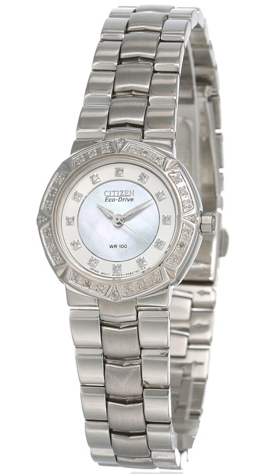 CITIZEN Eco Drive MOP Dial  SS Women's Watch EP5830-56D