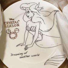 Disney Crystal Season Plate Ariel The Little Mermaid