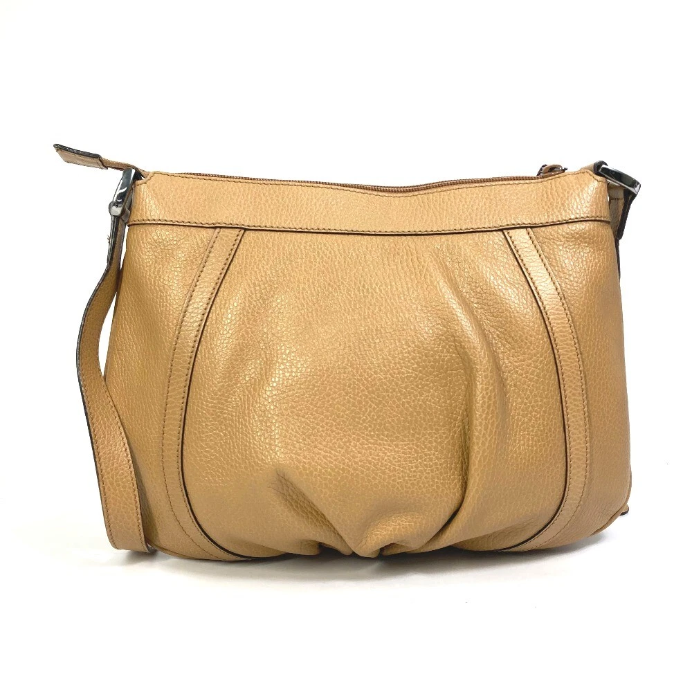 GUCCI 265691 Abbey Crossbody Shoulder Bag Leather Beige | eBay