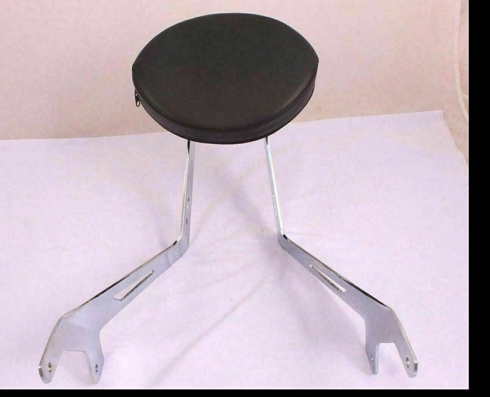 NUEVO Respaldo Corto Montaje Fijo Barra Sissy Vertical y Personalizado 4 Yamaha Star Stryker Foto 4 de 4