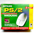 Nos Mitsumi Ps/2 Mouse For Ibm & Compatable Pc Computers Contoured Body Style