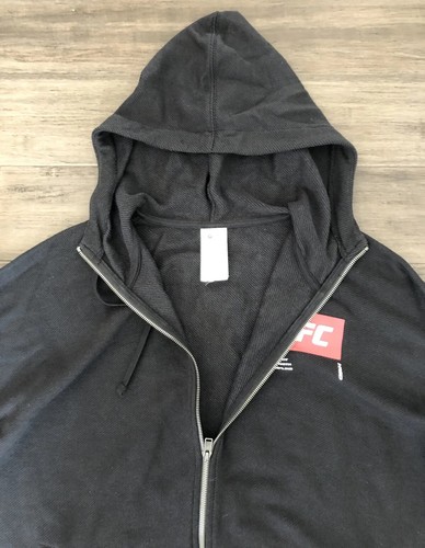Reebok UFC HRSD Full Zip schwarz Kapuzen Sweatshirt Jacke Herren Gr. XL - Bild 11 von 22