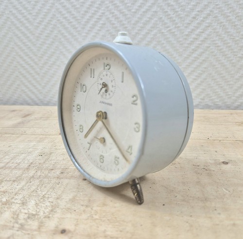 Vintage Junghans Mid Century Blau Rundwecker Made in Germany 1968 - Bild 3 von 6