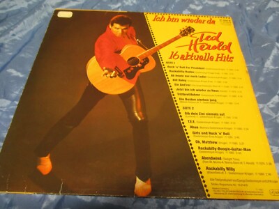 Ted Herold , Ich bin wieder da  , Schallplatte , Vinyl , LP  1982 ,B 79 B   Kult