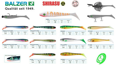 Balzer Shirasu Pike Collector Shad 16 / 20 cm Hecht Angeln Köder Gummifisch