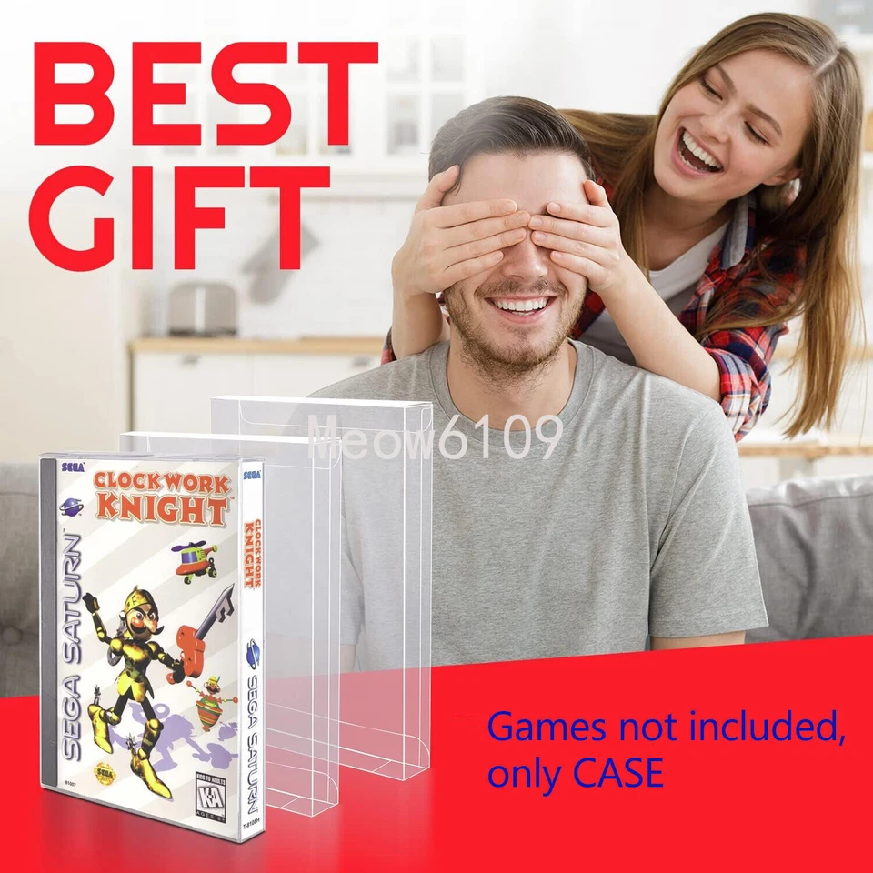 10 x коробка защитные пленки для SEGA CD/SATURN/PS1 LONGBOX видеоигры заказные чехлы CIB - Изображение 3 из 4