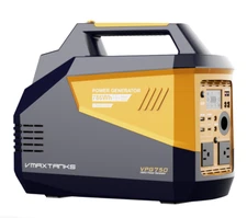 Portable Power Station VMAX VPG750 + Charger 786Wh for camping, outages