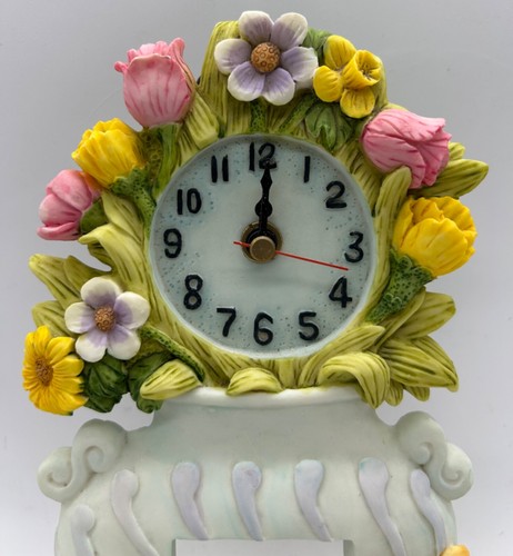 Nuevo Lindo 10”x6”x2.5” Ratón Familia con Florero Escritorio/Estante/Reloj de Mesa - Imagen 4 de 8