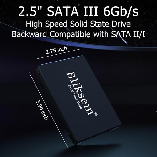 SSD 128GB SATA III 6Gb/s Internal Solid State Drive 2.5″ 7mm (0.28″) 3D NAND TLC - Picture 5 of 9