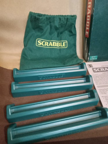 Vintage SCRABBLE Original Family Word Board Game Mattel complete - Picture 5 of 11