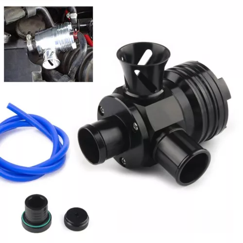 Pop Blow Off Ventil einstellbar 1.8T 2.7T Anschluß 25mm BiTurbo VAG Aluminium DE - Bild 2 von 8