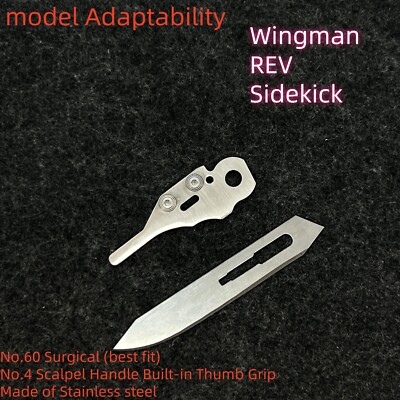 Scalpel Handle with Thumb Grip For Leatherman Wingman REV Sidekick DIY