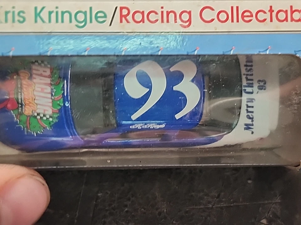 1993 RCCA LIMITED EDITION 1/64 KRIS KRINGLE #93 CHRISTMAS STOCK CAR - Image 3 of 4