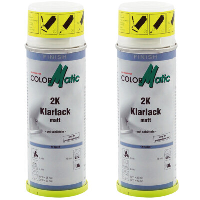 Colormatic 2K Hi-Speed Klarlack matt 2x 200ml kratzfest witterungsbeständig