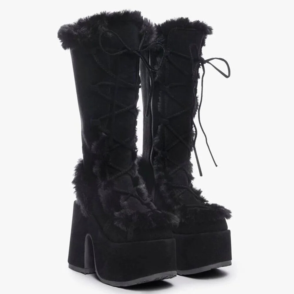 YELLO Ygritte faux fur boots Lサイズ YELLO Ygritte faux fur boots Lサイズ 05202282.jpg.webp
