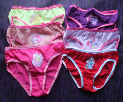 Girl Underwear Briefs 6 Pack Panties my.little.pony Kid 3-14 years