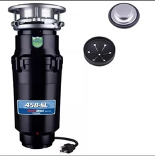 Waste Maid 3/4 HP Slim Line Garbage Disposal with Power Cord, Fits Tight Spaces