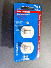 2 ea Leviton No. 5224-W Two Switches Double S...