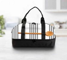 Potluck Insulated Casserole Carrier 2 Tier Tote Hot/ Cold Food Carrier Picnic