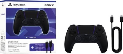 Sony PlayStation Controller DualSense Wireless Midnight Black PS5 USB K. B Ware